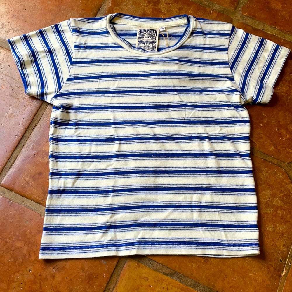 Jungmaven hemp stripe T-shirt
